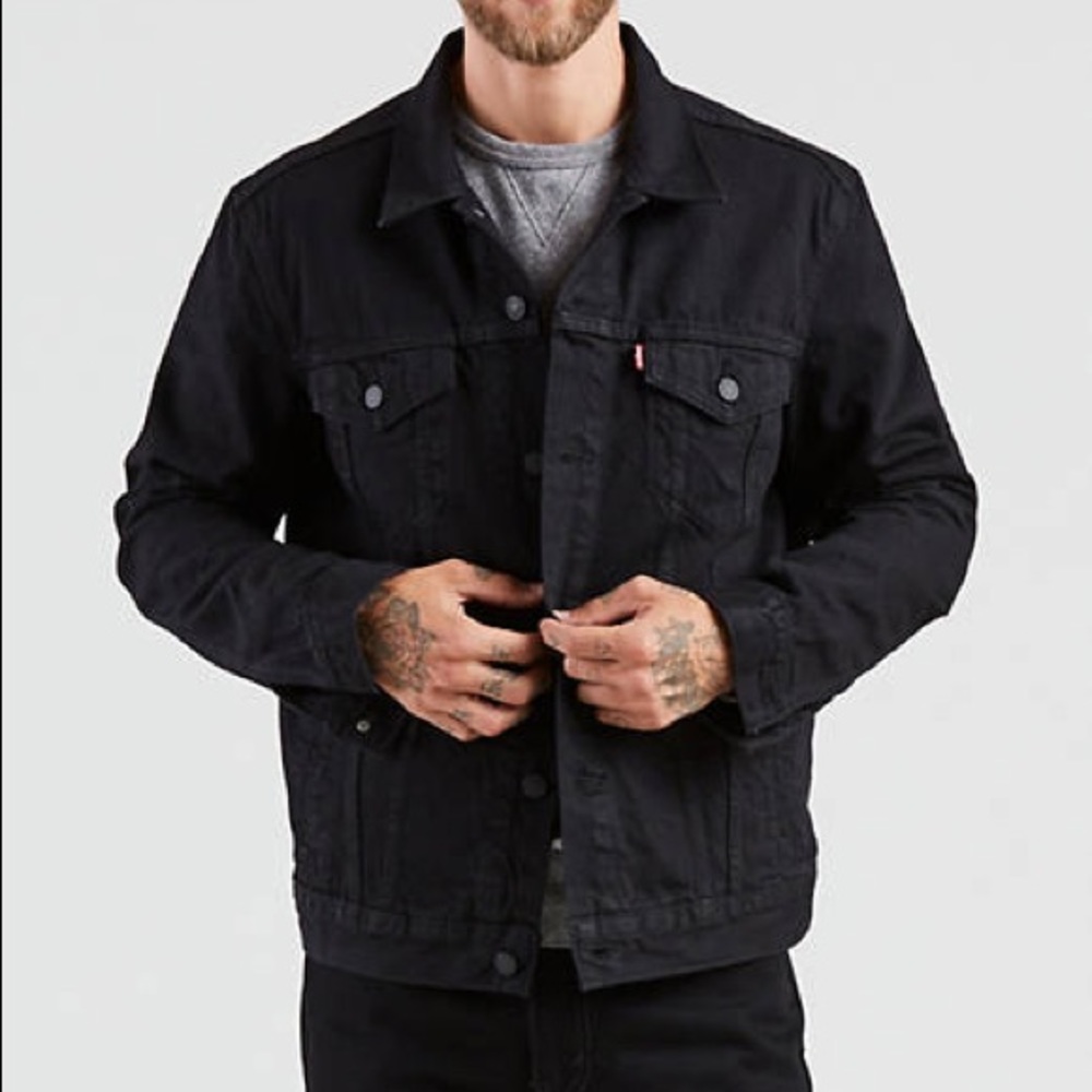 Men’s Levi’s Black Trucker Jacket